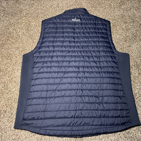 Primo men’s navy puffer vest with zipped pockets, Sz 3X - Picture 7 of 10